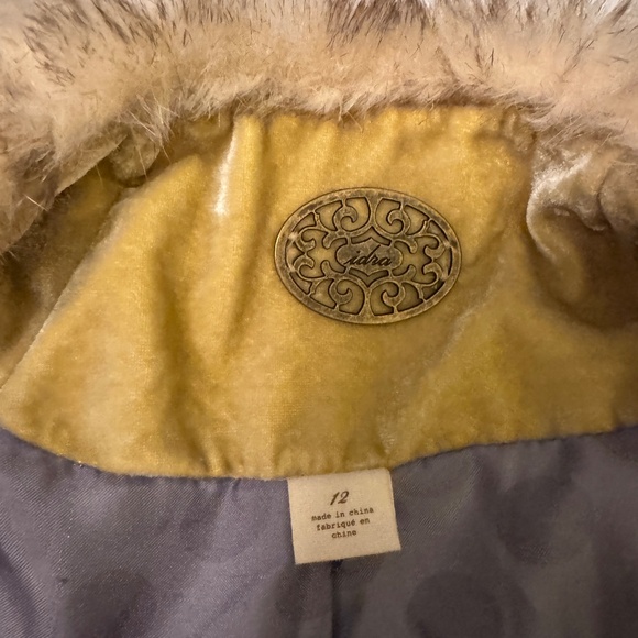 vintage faux fur crop jacket size 12 - Picture 4 of 8